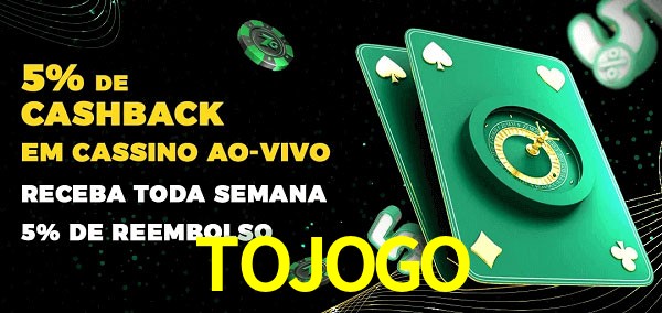 Promoções do cassino ao Vivo TOJOGO