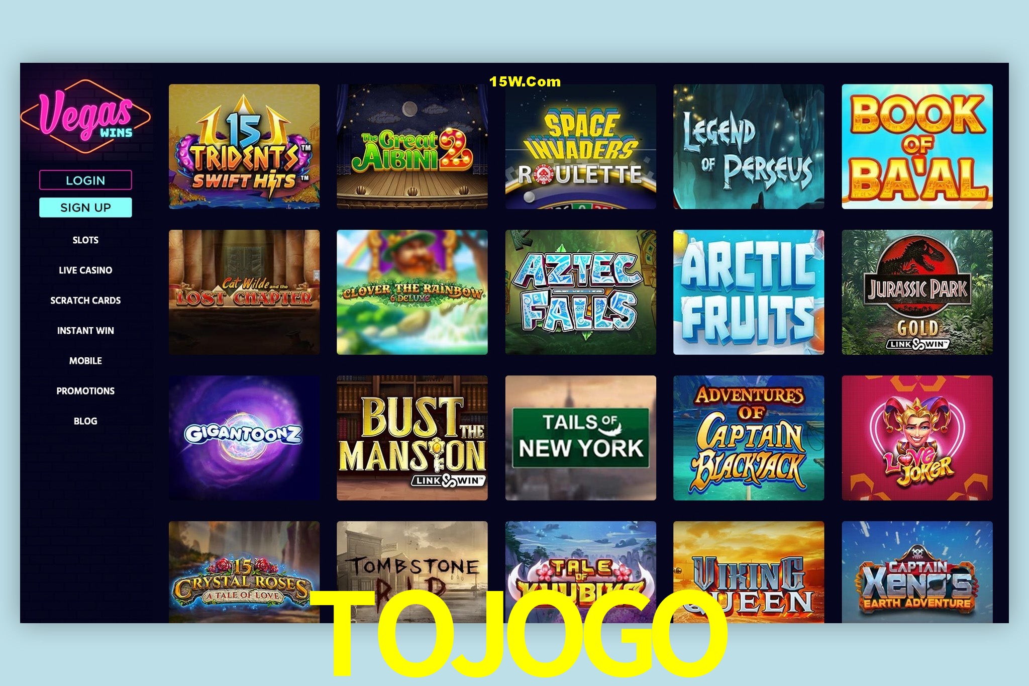 Account Benefits TOJOGO